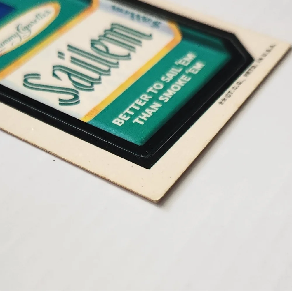 ✨ Vintage 1973 Topps Wacky Packages Sailem Sticker trading card collectible